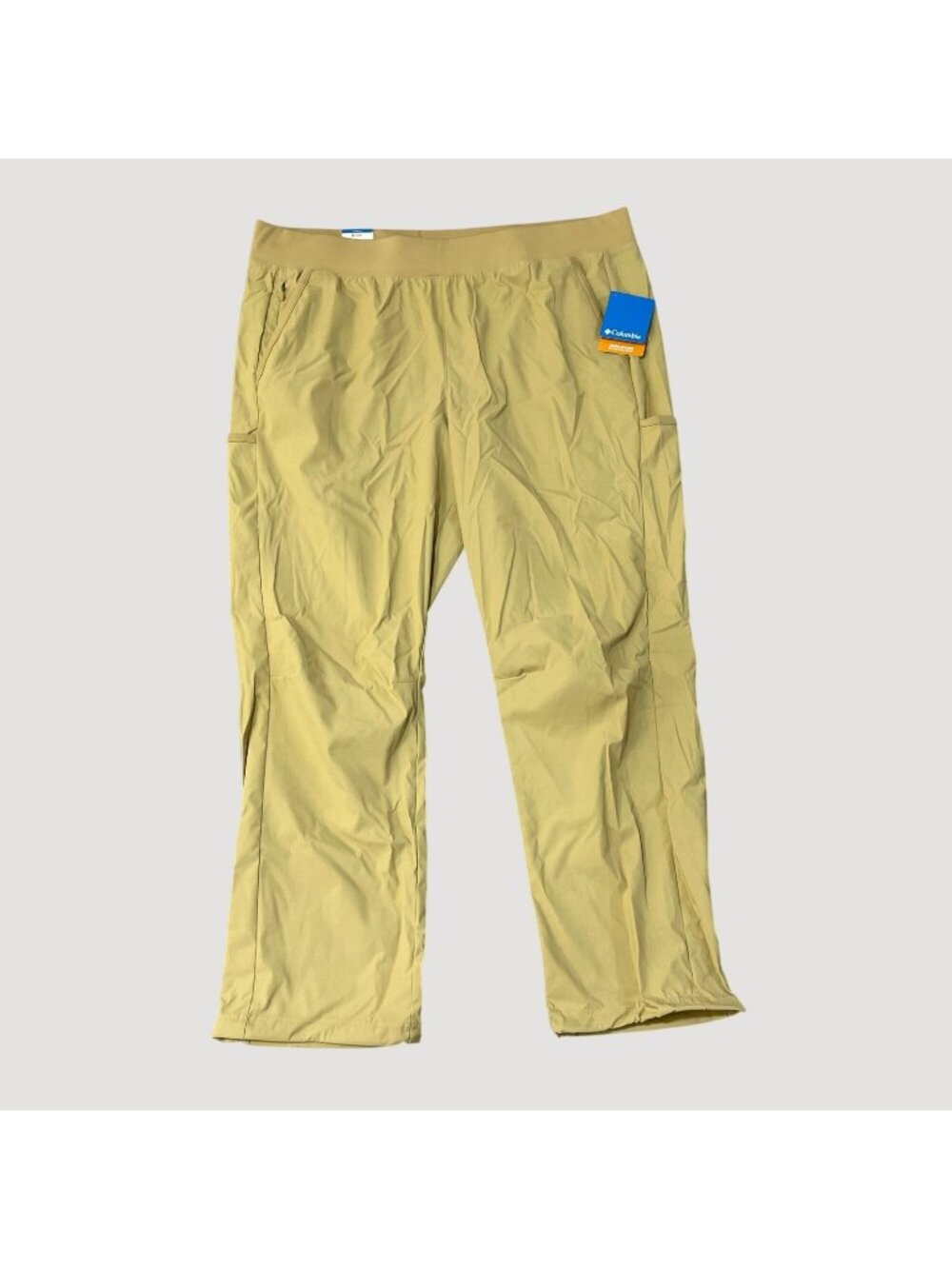 NWT Columbia Omni-Shade Active Fit Pants Womens XXL Beige Straight Leg